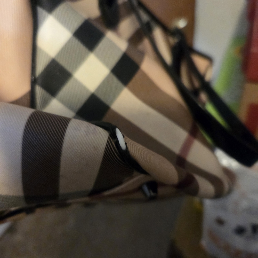 Burberry plaid tote bag - Picture 9 of 10